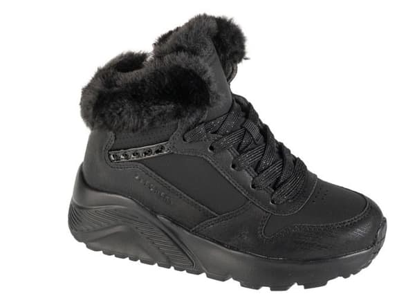 Flickskor - Svart - Skechers Uno Lite - Comfurt Collar