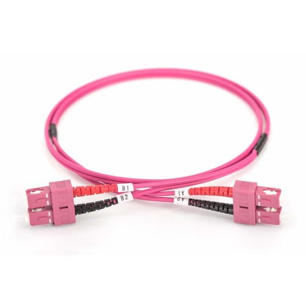 Fiber optisk kabel - DIGITUS - SC/SC - 3 M - OM4 - Full duplex