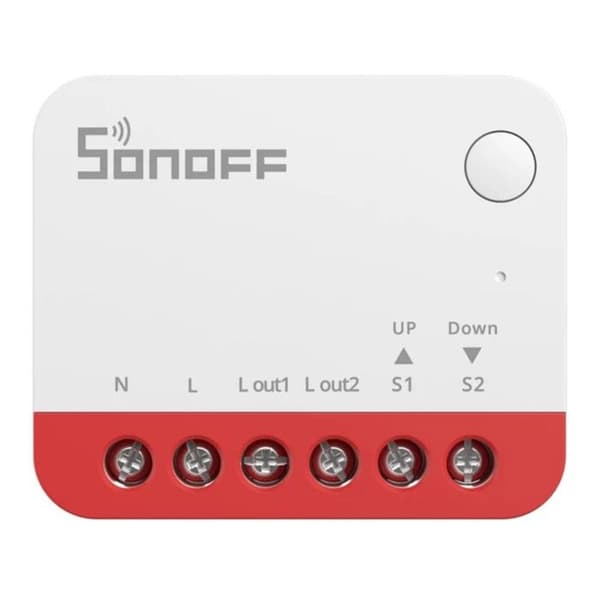 Intelligent Relä för Rullgardiner Sonoff Zigbee MINI-ZBRBS Vit