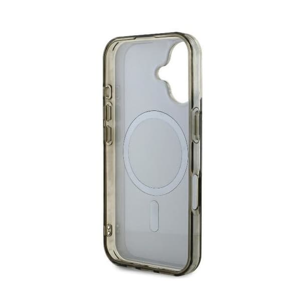 Coque Guess IML 4G Bakgrund MagSafe för iPhone 16 - Brun