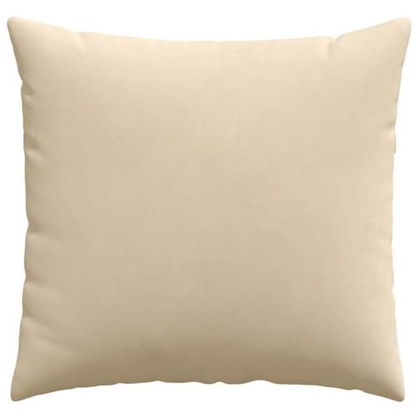 vidaXL Soffkuddar 2 st Kräm 50 x 50 cm tyg 42013987