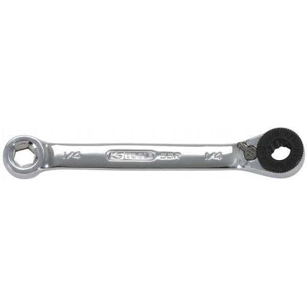 Dubbel vändbar mininyckel, med 1/4" bits KS TOOLS 503.4691