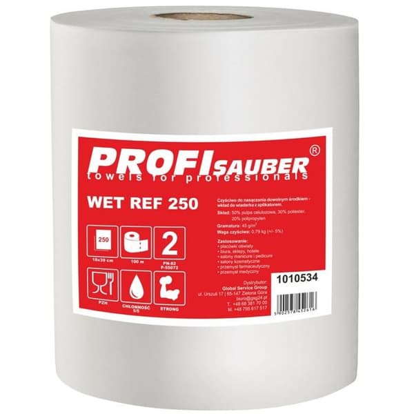 Profisauber Wet Ref 250 Wipes För Datorer Och Elektronisk Utrustning