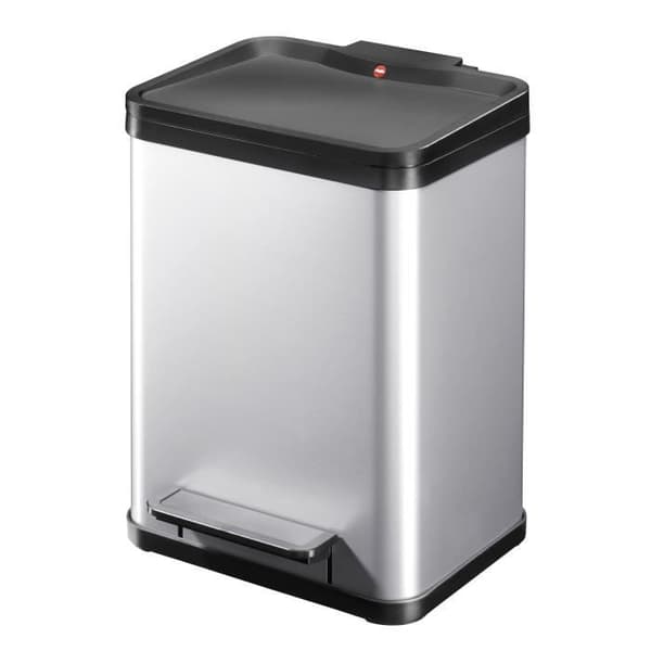Hailo Pedal Bin Oko Duo Plus Size M 2x9 L Silver 0622-220