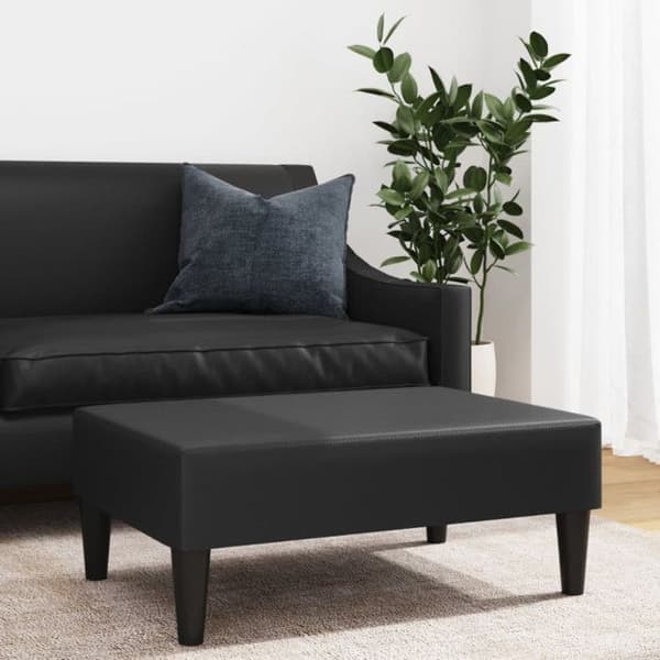 Fotpall pied noir 77x55x31 cm konstläder