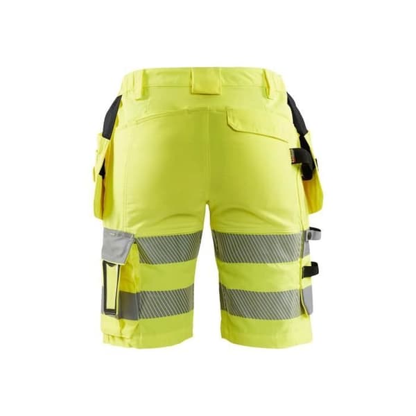 Blaklader damshorts med stretch med hög synlighet
