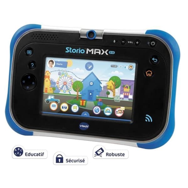 VTECH - Console Storio Max 2.0 5" Blå - Pedagogisk surfplatta för barn