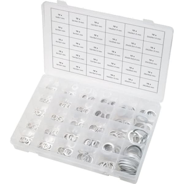 KS Tools Tätningsring Sortiment 300 st Aluminium 5-28 mm