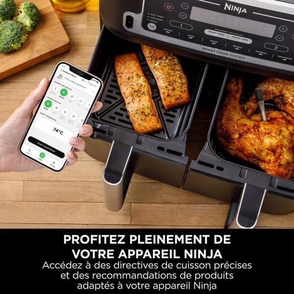 Ansluten termometer NINJA - WP100EU - ProChef trådlös - Bluetooth/Wi-Fi spårning - För matlagning och grillning