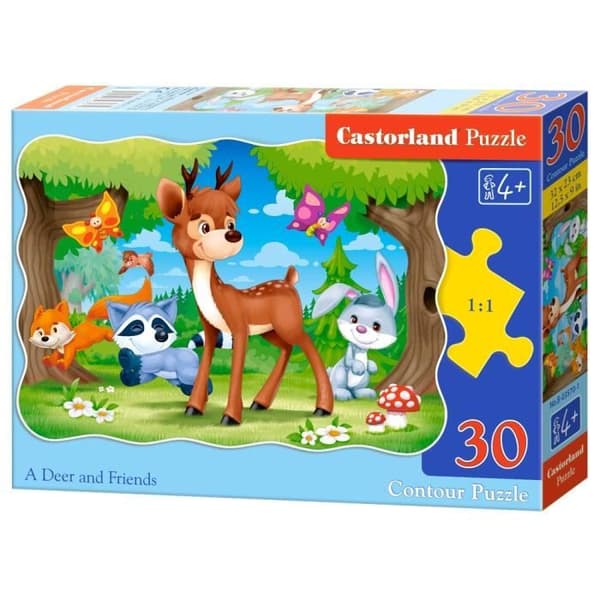 (CSB03570) - Castorland Classic Puzzle 30 bitar - Bambi och hans vänner