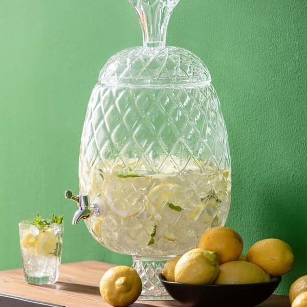 Transparent ananas dryckesdispenser Kare Design