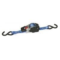 Sling med krok - S - 3m x 25mm - Max belastning 250kg - Polyester - Blå