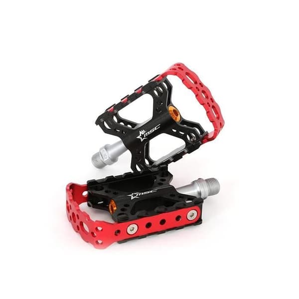 MSC Cyklar Plattform Pedaler, Röd, En Storlek - AR03CRD