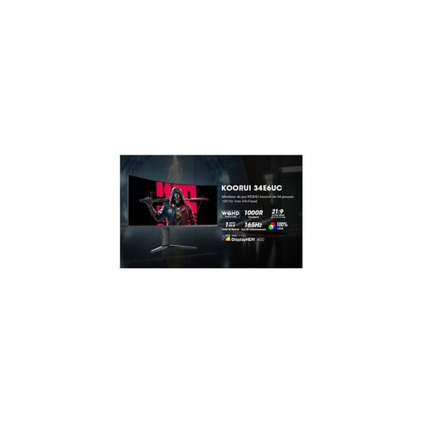 Moniteur semi-pro Koorui ECRAN KOORUI 34E6UC