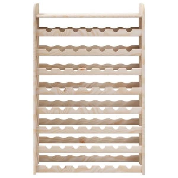 Vinställ med topppanel i massiv furu