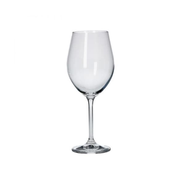 BICCHIERE NOVELLO ROSSO 425 CC TRANSPARENT