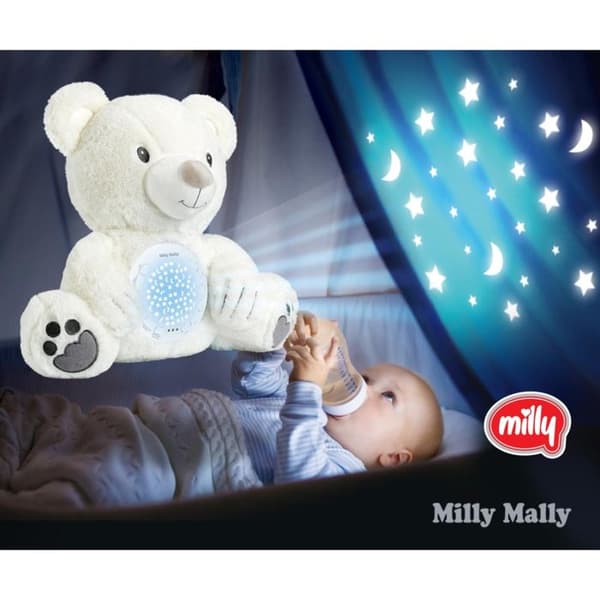 Peluche projektor Vit Björn