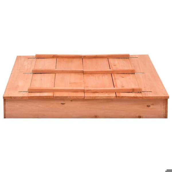vidaXL Sandlåda Gran Trä 95x90x15 cm
