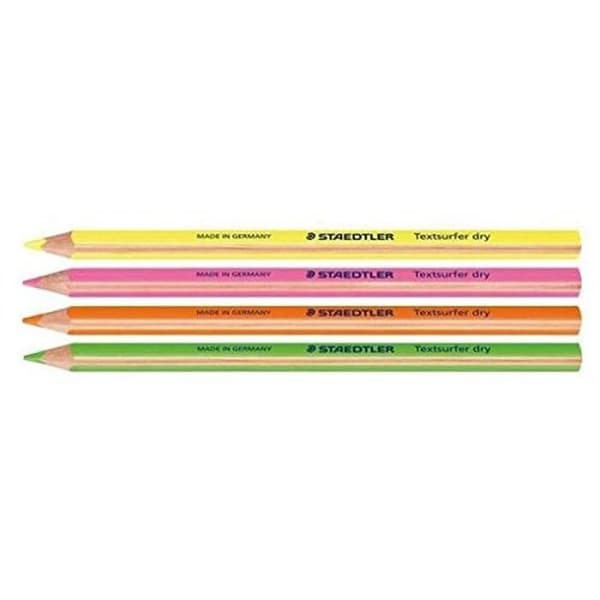 Färgpennor - STAEDTLER - Textsurfer torr - Neongrön - 4 mm - Ergonomisk triangulär