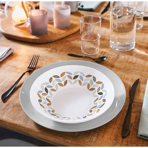 6 Djup tallrikar 20 cm Florescence - Luminarc