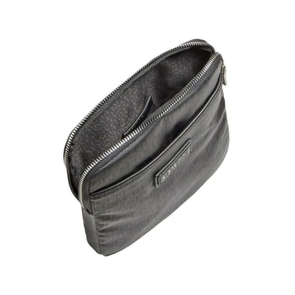 Pochette Guess Herr front original logotyp Grå Syntetisk