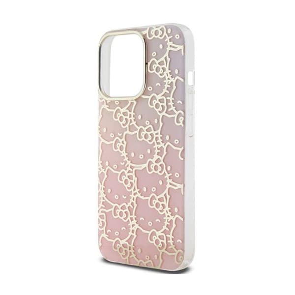 Telefonfodral - Hello Kitty - iPhone 15 Pro Max - IML Gradient - Stötabsorberande - Mjuk