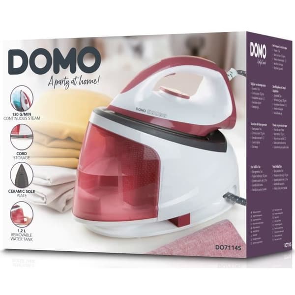 Ånggenerator - DOMO - DO7114S - Tryck 5 bar - Ångflöde 120g/min