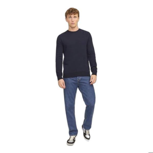 Jack & Jones Globe stickad tröja - mood indigo