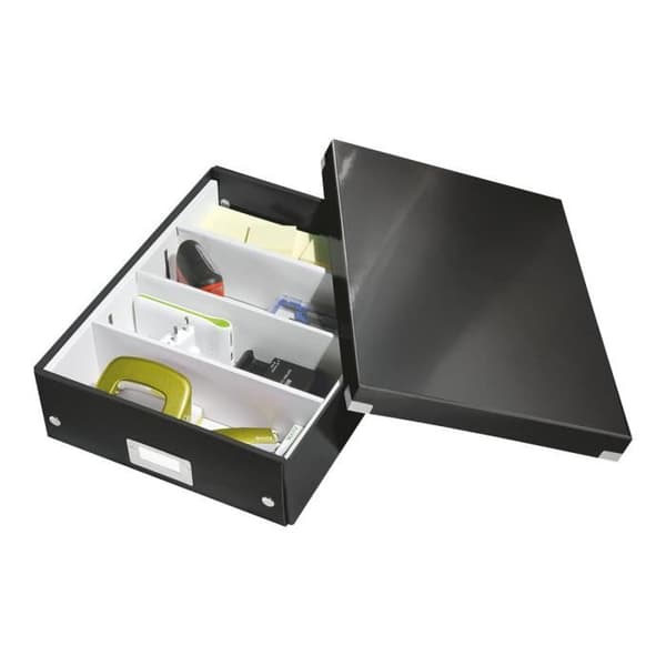 Arkivlåda - Leitz - Click & Store - 280 x 370 mm - Svart - Modern design