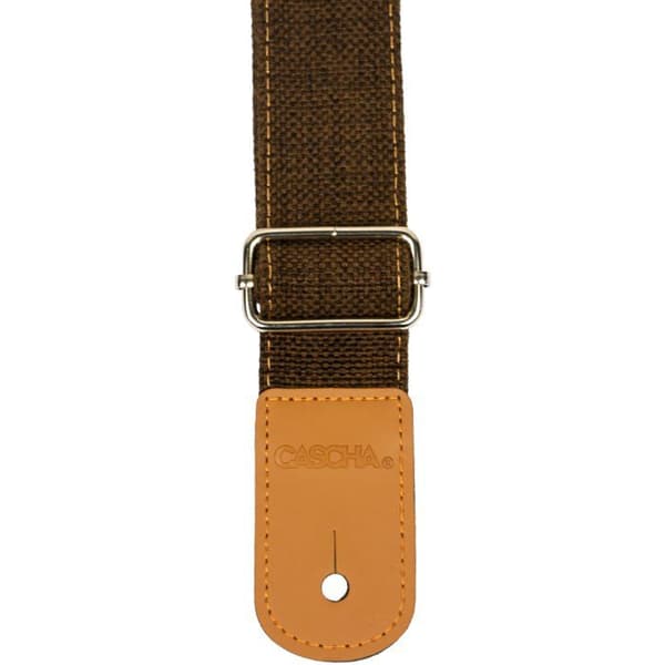 Cascha HH 2201 ukuleleband i brunt bomull