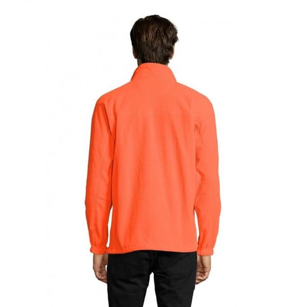 Vit zip-up mikrofleecejacka - Sol's
