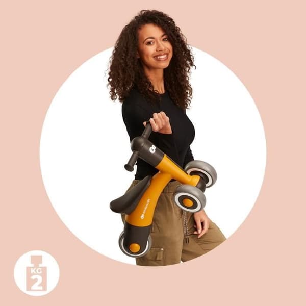 Mini balanscykel Kinderkraft Minibi Honey Yellow