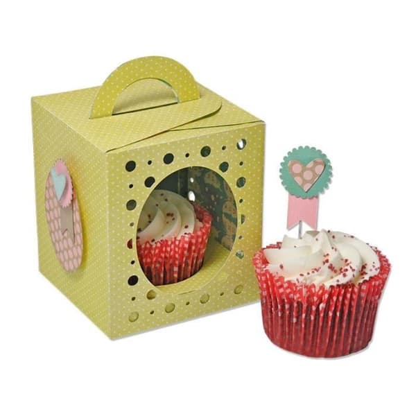 SIZZIX Skärform Thinlits Set 19 delar - Cupcake box