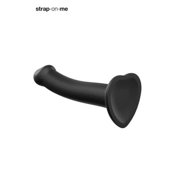 M svart dual-density dildo