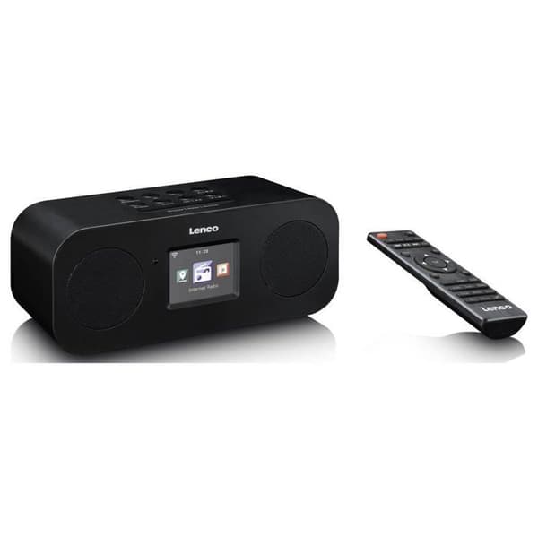 Lenco DIR-121BK - Stereo internetradio med DAB+, FM och Bluetooth® - Svart