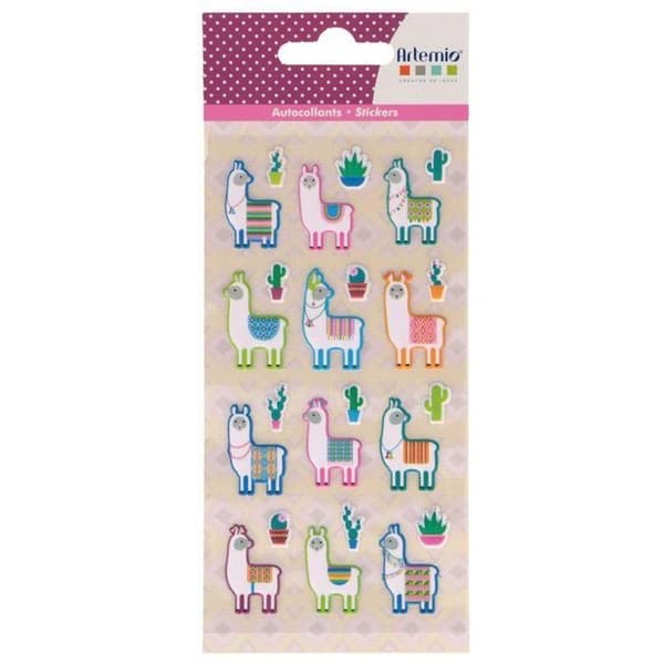 Puffies Stickers - Lamor & kaktusar