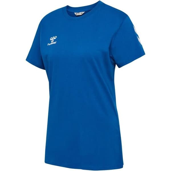 T-shirt dam Hummel Go 2.0 Chevron - true blue