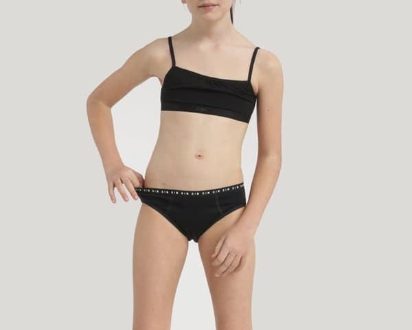 Menstruationsbyxa Dim Menstruationsbyxa Tjej Medium Flöde x2