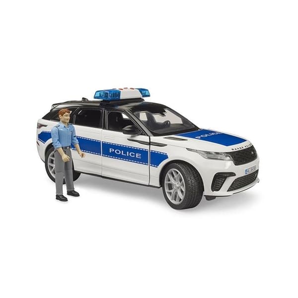 Range Rover Velar polisfordon med officer