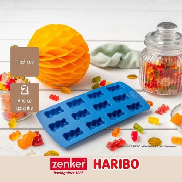 Iskubsform med 12 formar i björnsform Zenker Haribo
