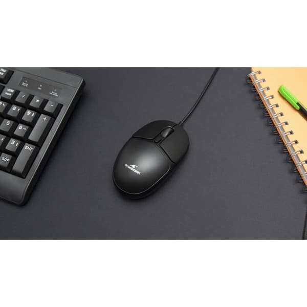 Trådad mus - BLUESTORK - OFFICE 20 - PC /Mac - Svart