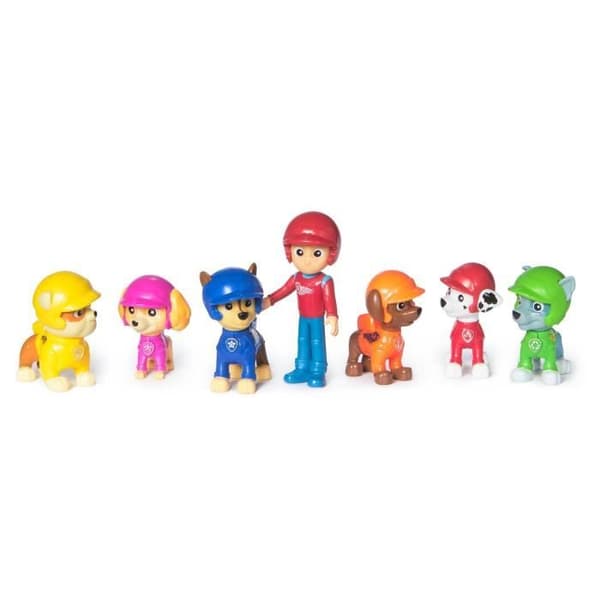 SPIN MASTER MULTIPACK MED 7 PAW Patrol Räddningshjul FIGURINER