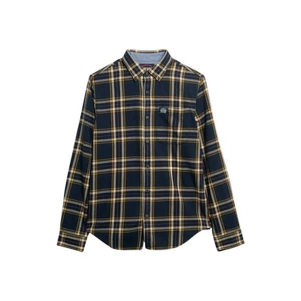 Chemise Manch Lång SuperDry Bucheron - Marin