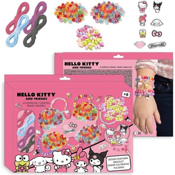 Smyckeset - CERDA - Hello Kitty och vänner - 1000 bitar - Delad låda - Kawaii
