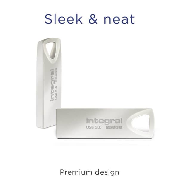USB-minne - Integral - INFD256GBARC3.0 - 256 Go - USB 3.2 Gen 1 - LÄSHASTIGHET 110 Mo/s