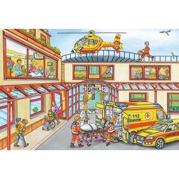 SCHMIDT OCH SPIELE Barnpussel - Brandmän & Polis - 3x24 st