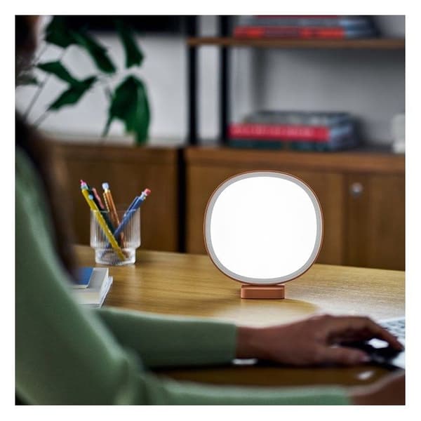 Lumie Dash - Ljusterapi-lampa 10 000 lux, LED CRI 95+ - Rosa