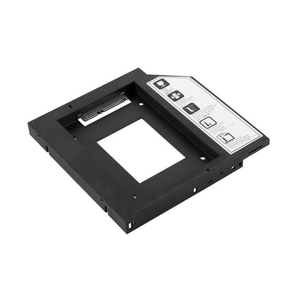 Adaptör SSD/HDD 2,5 tum - SilverStone - TS06 - USB 3.0 - Svart - 12,7 mm