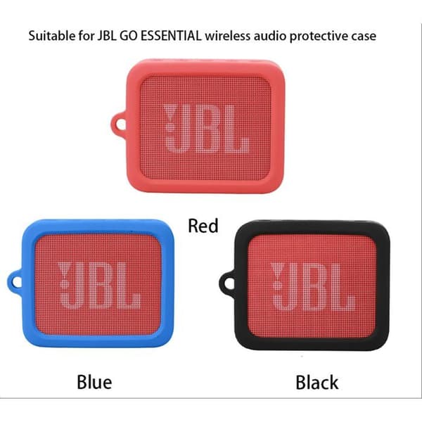 Silicone fodral - GIOPUEY - JBL GO ESSENTIAL - Svart - Stötsäker - Lätt