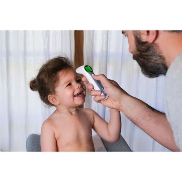 BÉABA - Digital Infrarödtermometer utan kontakt - Frontmätning - Öron - Ambient - Febervarning - Thermospeed